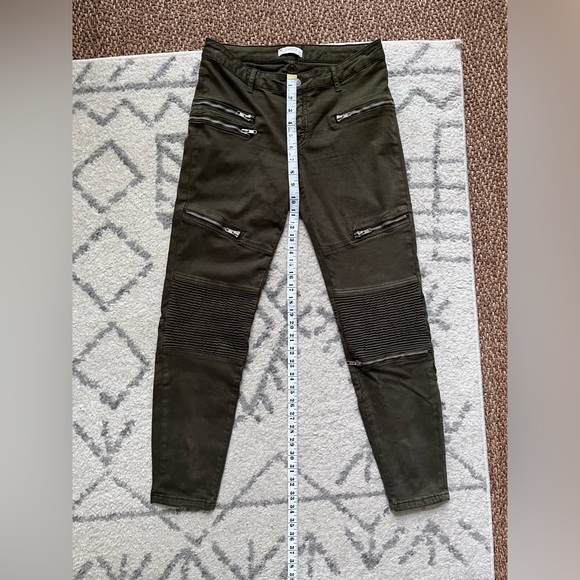 Zara Moto Zip Pants - Picture 7 of 11